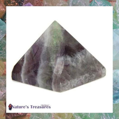 FINALLY! Holy Grail Raw online Natural Flourite Pyramids 55 gr. (IndigenoU.S.Crystals)